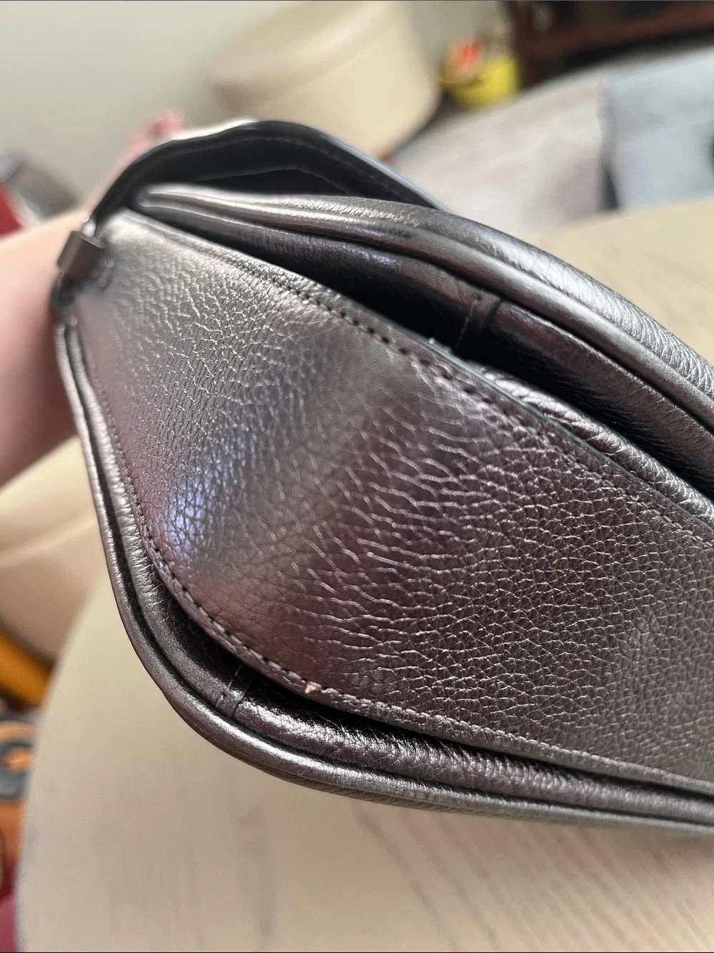Coach Cassie Crossbody / Metallic Graphite & Novelty Strap - Picture 15 of 17